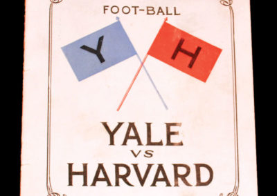 Yale v Harvard 21.11.1925 0-0 apparently
