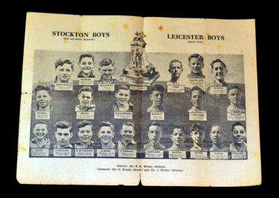 Stockton v Leicester Boys 18.05.1946 Final Second Leg
