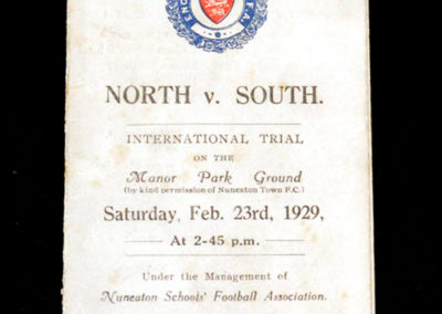 North v South Schoolboys 23.02.1929 - Stanley Matthews