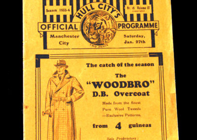 Hull v Manchester City 27.01.1934