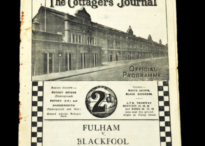 Fulham v Blackpool 25.01.1936