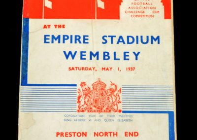 FA Cup Final - Sunderland v Preston 01.05.1937