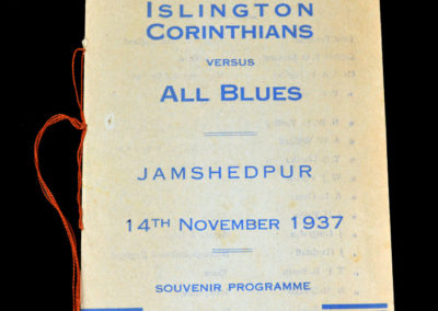 Islington Corinthians v Jamshedpur 14.11.1937