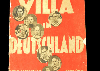 Germany XI v Aston Villa 15.05.1938