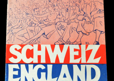 Switzerland v England 21.05.1938