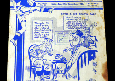 Chelsea v Manchester City 20.11.1937