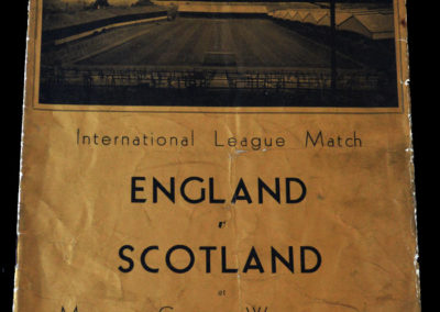 English League v Scottish League 02.11.1938