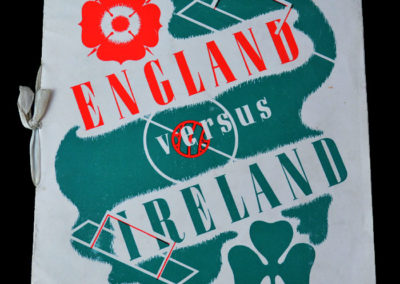 England v Ireland 16.11.1938 Hall gets 5 and Matthews a lot of the credit
