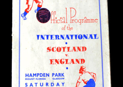 Scotland v England 15.04.1939
