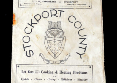 Stockport v Walthamstow 10.12.1938 2nd rd 0-0