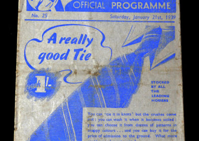 Preston v Aston Villa 21.01.1939 4th rd 2-0