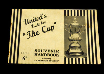 Newcastle FA Cup 23.04.1932 Cup Souvenir Handbook