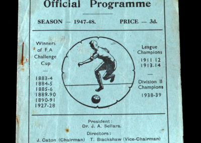 Arsenal v Blackburn 15.11.1947