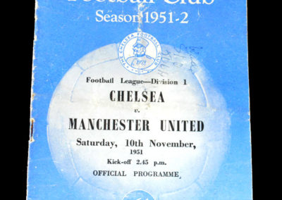 Man Utd v Chelsea 10.11.1951