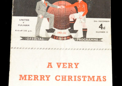 Man Utd v Fulham 25.12.1951