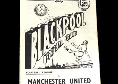 Man Utd v Blackpool 19.04.1952