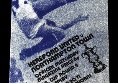 Hereford v Northampton 20.12.1971 - 2nd Replay at the Hawthorns 2-1 after injury time equaliser and extra time winner