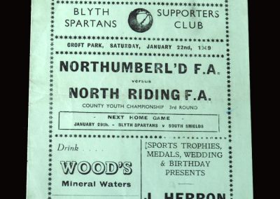 Northumberland v North Riding 22.01.1949