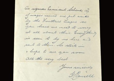 Boro letter 15.05.1950