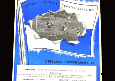 Bristol Rovers v Hull 02.04.1955 1-0