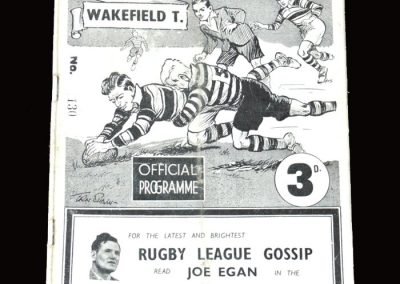 Hull v Wakefield (Rugby League) 02.04.1955