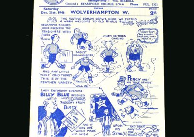 Wolves v Chelsea 21.12.1946