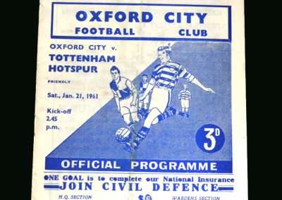 Spurs v Oxford City 21.01.1961