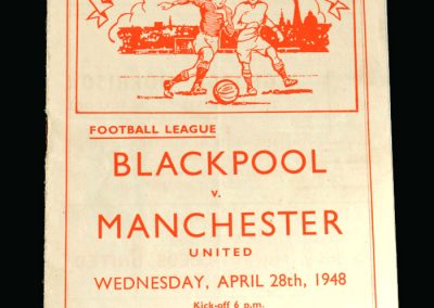 Blackpool v Man Utd 28.04.1948
