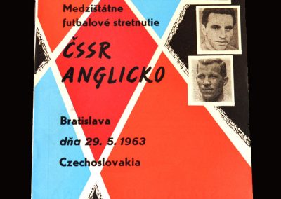 Czechoslovakia v England 29.05.1963