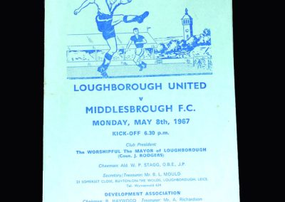 Middlesbrough v Loughborough 08.05.1967