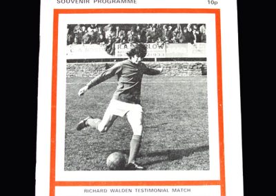 Middlesbrough v Aldershot 01.05.1974 (Walden Testimonial)