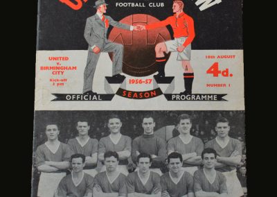 Man Utd v Birmingham 18.08.1956