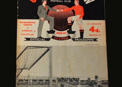 Man Utd v Arsenal 09.02.1957