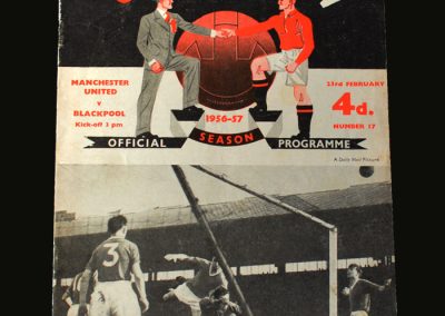 Man Utd v Blackpool 23.02.1957