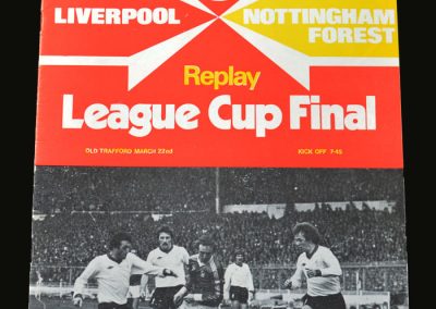Forest v Liverpool 22.03.1978 (League Cup Final Replay)