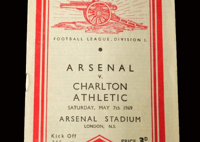 Charlton v Arsenal 07.05.1949