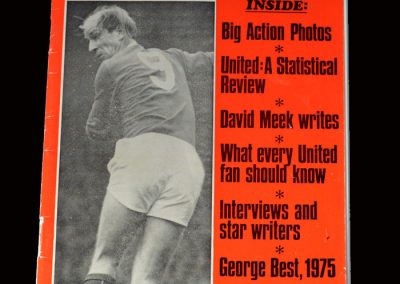 Supporters Club Handbook 1969/70 (Review of George in 1975!)