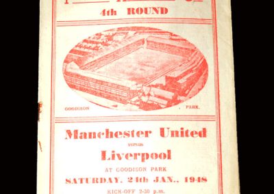 Man Utd v Liverpool 24.01.1948 (FA Cup 4th Round at Goodison Park)