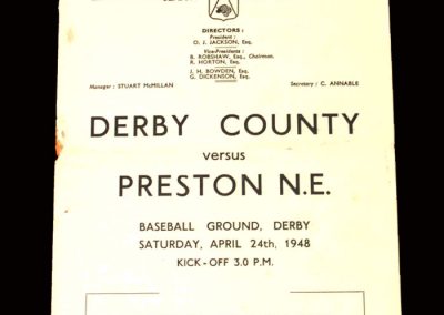 Derby v Preston 24.04.1948