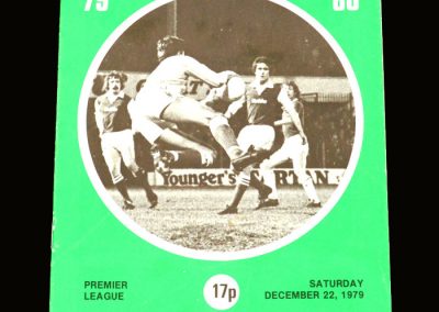 Hibs v Rangers 22.12.1979