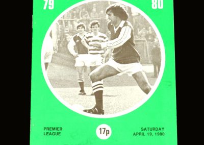 Hibs v Dundee United 19.04.1980