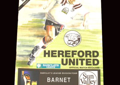 Barnet v Hereford 28.12.1991
