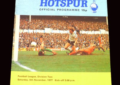 Spurs v Burnley 05.11.1977