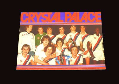 Spurs v Crystal Palace 12.11.1977