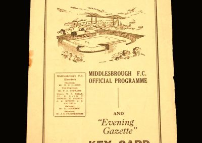 Port Vale v Middlesbrough 09.04.1955