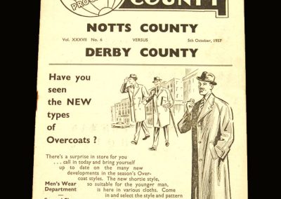 Notts County v Derby 05.10.1957