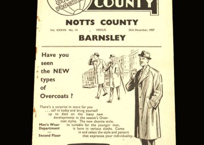 Notts County v Barnsley 25.12.1957