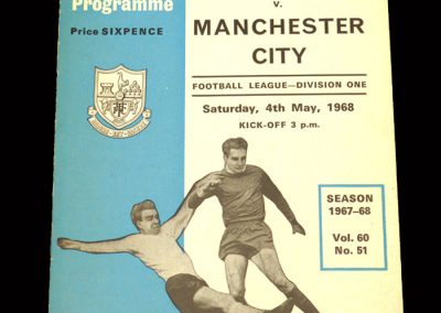 Man City v Spurs 05.05.1968