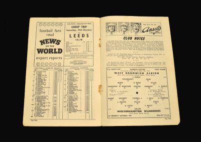 West Brom v Wolves 14.10.1957 - FA Youth Cup 1st Round