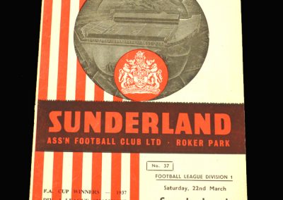 West Brom v Sunderland 22.03.1958